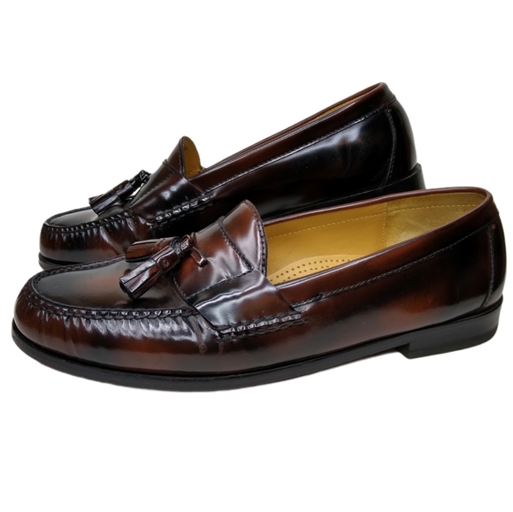 Cole Haan Mens 10.5M ZeroGrand Brown Leather Casual Daily Tassel Kiltie Loafer Cole Haan | Shoes | Cole Haan Brown Leather Tassel Loafers  main image 2
